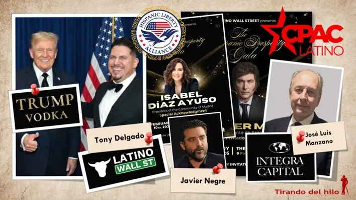 El clan Delgado: los empresarios condenados por narcotráfico que organizaron la gala en Mar-a-Lago donde colaboraron Ayuso, Negre y Milei