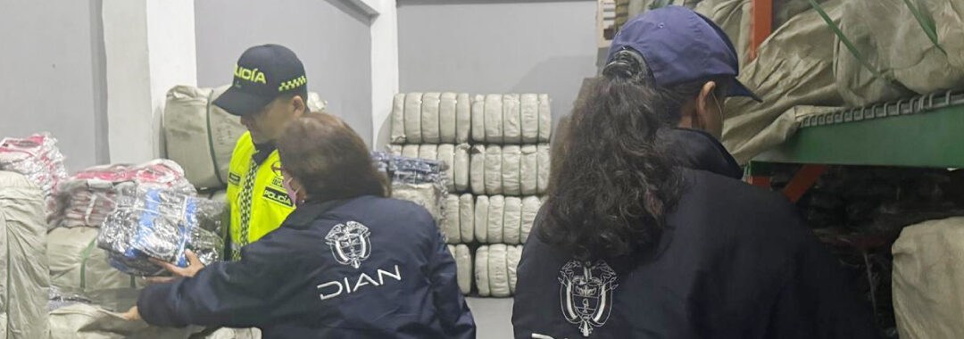 DIAN incauta mercancía de contrabando por más de $16.300 millones