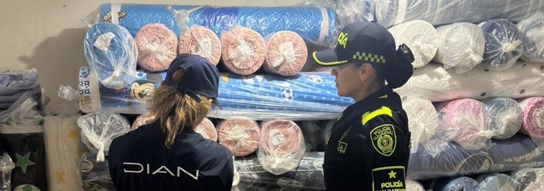 Duro golpe al contrabando de textiles y confecciones en Bogotá