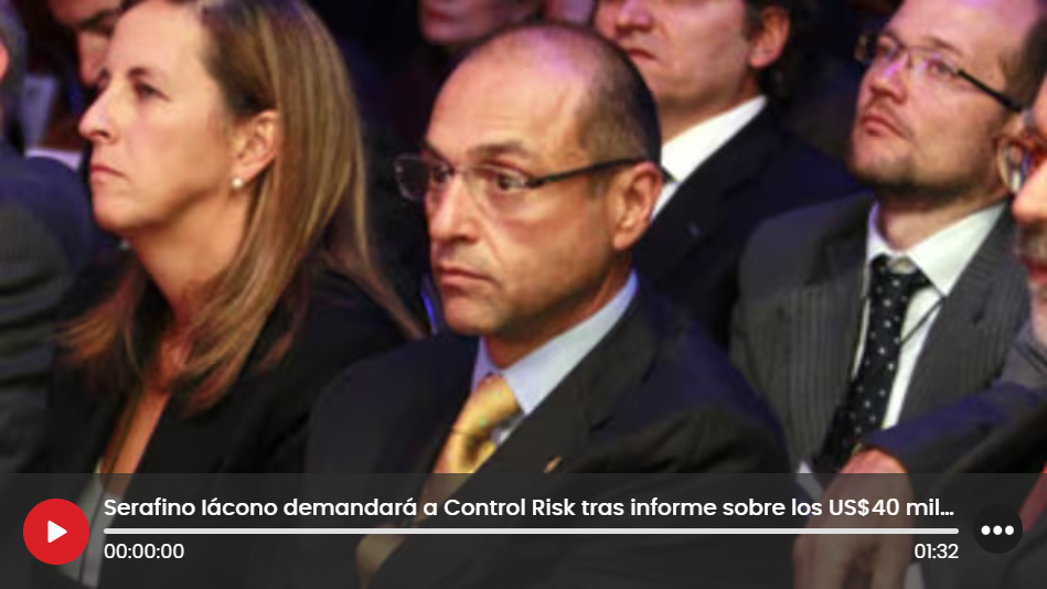 Serafino Iácono demandará a Control Risk tras informe sobre los US$40 millones de Ecopetrol