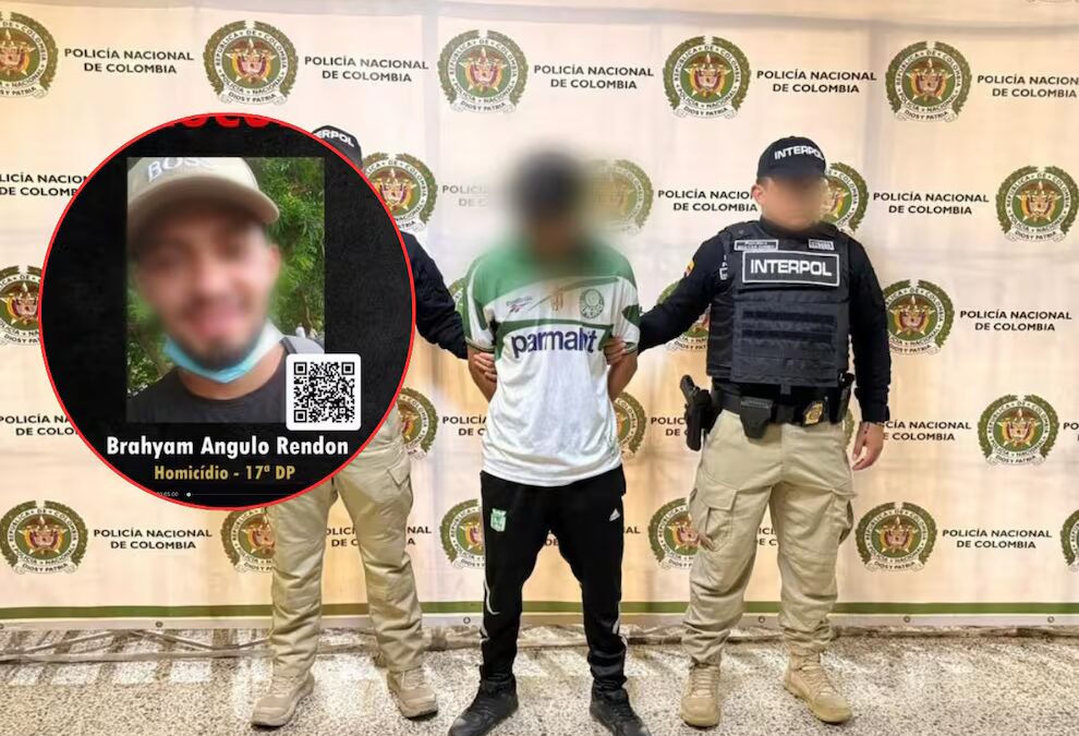 Autoridades capturan en Medellín un hombre con circular roja de Interpol requerido por Brasil