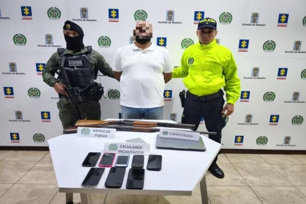 Capturado alias “Toco”, contundente golpe al narcotráfico y al crimen organizado de Medellín